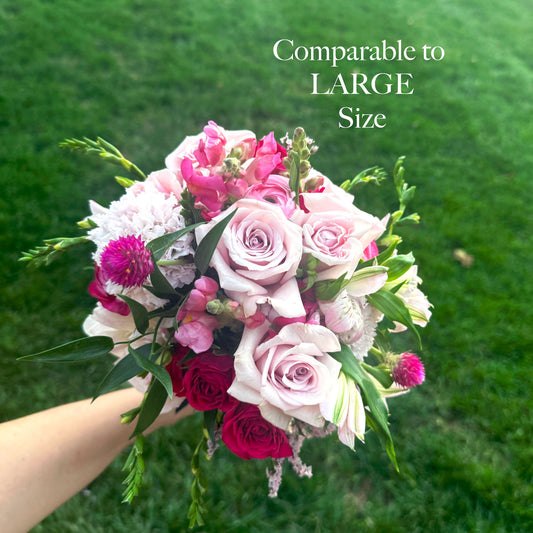 Valentine's Day Wrapped Mixed Bouquet