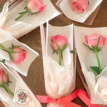 Wrapped Single Stem - Teacher Appreciation Week