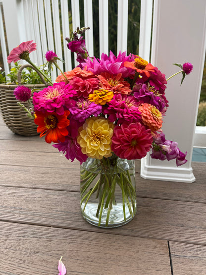 2026 MONTHLY Summer Flower Subscription (3 Bouquets)