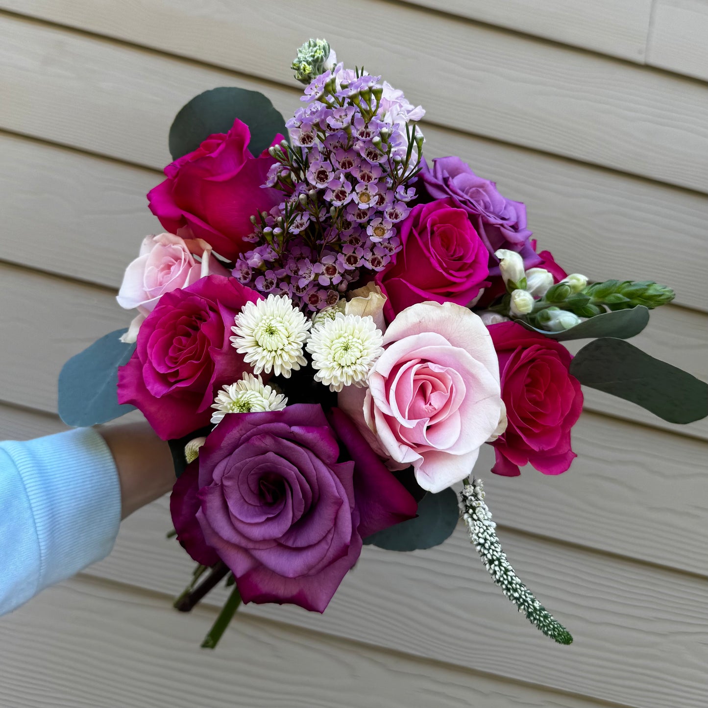 Valentine's Day Wrapped Mixed Bouquet